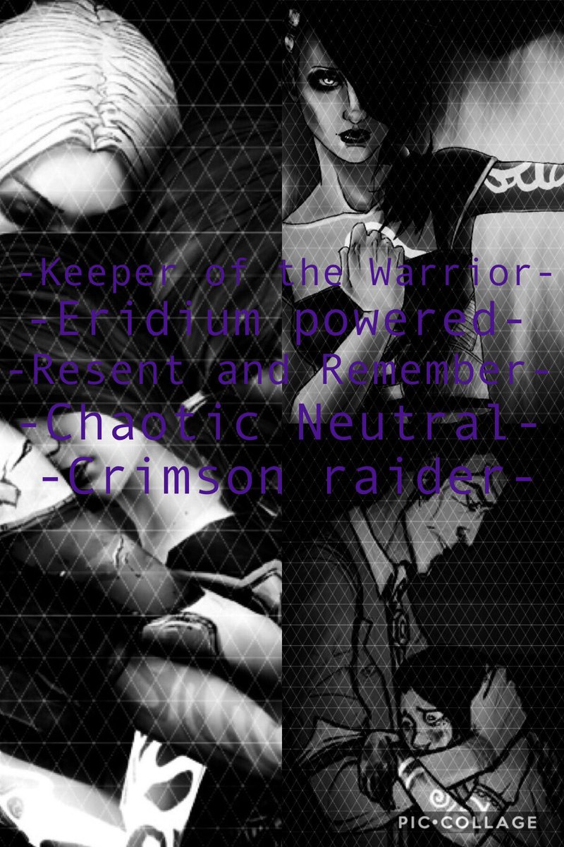 "My dad? He's an asshole"

-Rebelious adult
-Eridium Powered
-Not new to charecter or RP
-(N)sfw rps
-DMs Open 
-literate/Descriptive.
-RT?
