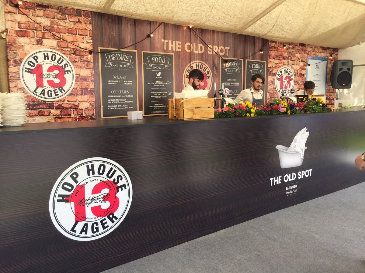 VerveLiveAgency's tweet photo. .@DiageoIreland partnered with @theoldspotdub to bring #HH13 to @TasteDublin 2017. We were delighted  to help design &amp; build their structure https://t.co/lDTYdCJs0c
