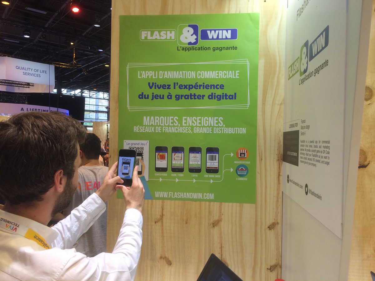 FlashandWin's tweet photo. Retrouvez-nous à @VivaTech jusqu'à samedi ! https://t.co/Lp4w93BxTD