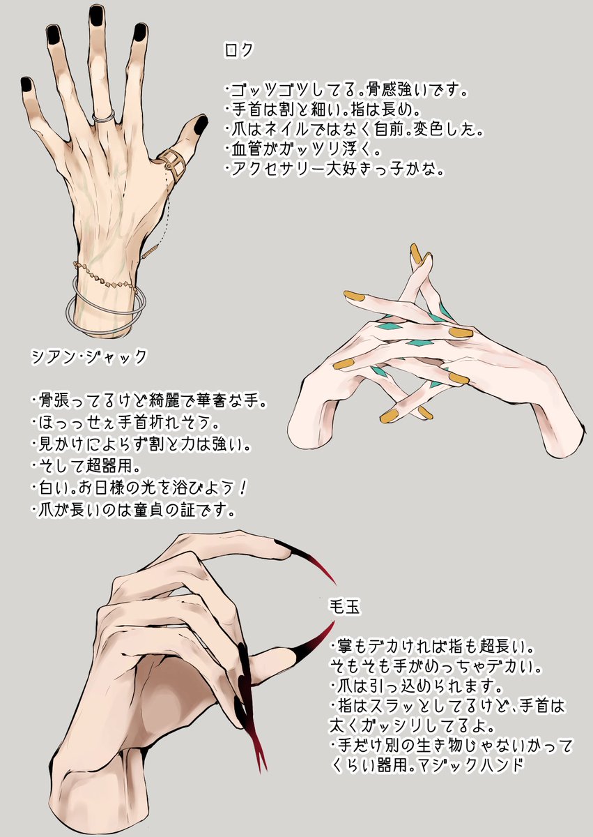 お手ての練習がてらに 