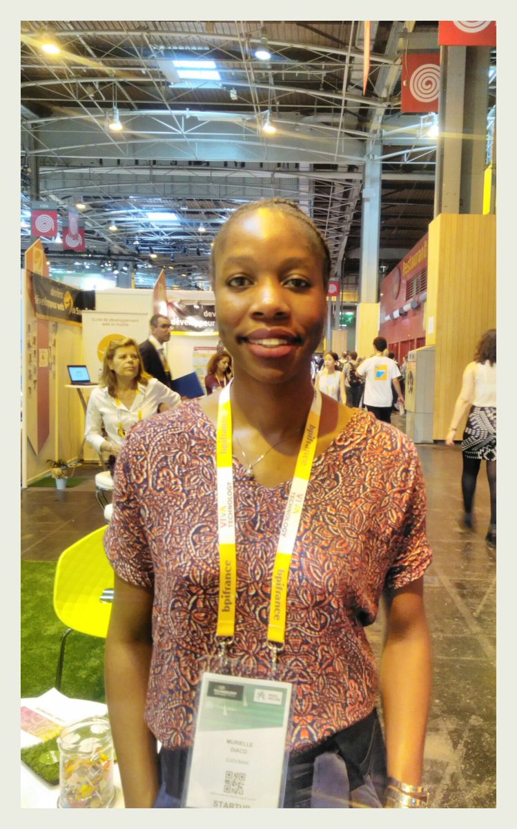 leconomie_cmr's tweet image. Rencontre avec @Murielle_J_D ceo de @Djouman4Africa qui nous parle de projets d'#innovation made in #Cameroon #VivaTech