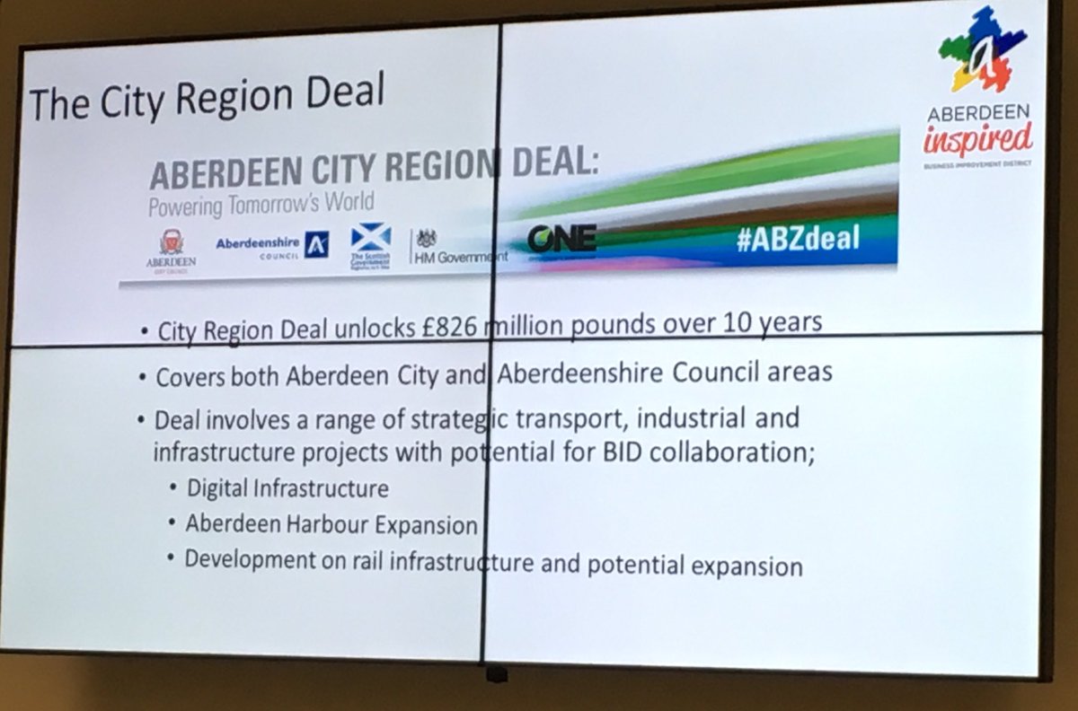 Discussing BIDs &amp; a strategic approach with <a href="/AbdnInspired/">Aberdeen Inspired</a>