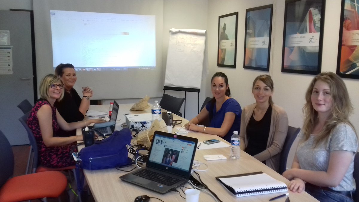 Marlene_Escure's tweet photo. Ateliers #recrutement avec équipe Méditerranée @gfi_recrute @christelle_Gfi @Diane_Gfi @Vanessa_Gfi @CamilleRamuzat https://t.co/s3zMarbEqE