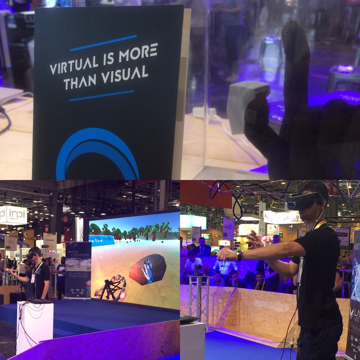 davpicard's tweet photo. Le touché virtuel c'est sur #VivaTech2017 avec #gotouchvr #vr https://t.co/JOE6PG9XZU