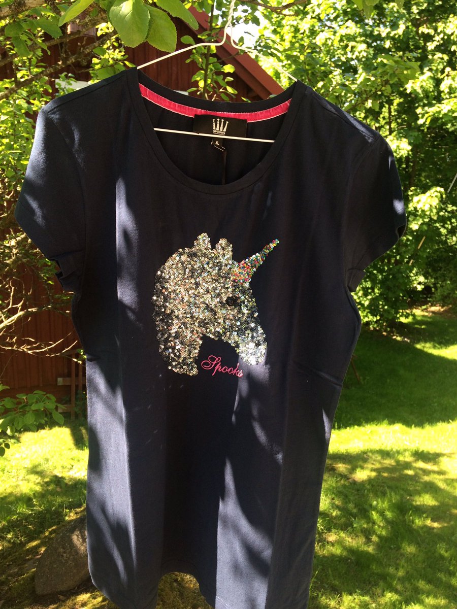 roosa_rantanen's tweet photo. A unicorn shirt to match my own special unicorn π¦πβ¨#unicorn #spooksequestrian https://t.co/vJH6svknBi