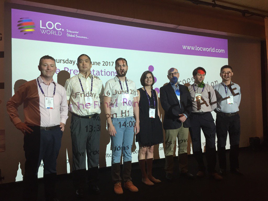 vozkaya's tweet photo. Kicking off the process innovation challenge. Put your brains and creativity on #LocWorld34 with @DaveRuaneSpain https://t.co/yGgyxqU4PW