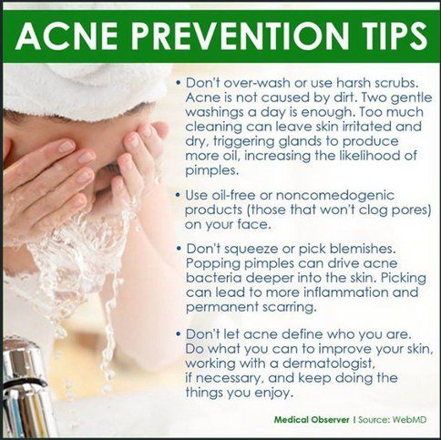 AcneSkinSite's tweet photo. Acne Prevention Tips. #Acne https://t.co/sYPiQCjssW