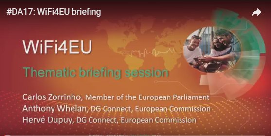 connectivityEU's tweet photo. Great debate on #Wifi4EU at #DA2017EU. Many thanks @EU2017MT @czorrinho @Ansip_EU
Watch it here https://t.co/8mqk6yI57Z https://t.co/aae2hggFoj