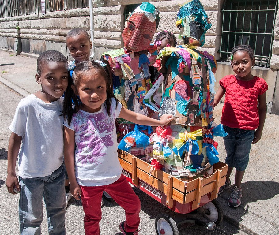 #TBT to our amazing 2013 partnership with <a href="/Spiralq/">Spiral Q</a> to create a "Terra Cotta Arts Army" at <a href="/PowelHSA/">Powel Home&School</a>! #PHLArtsED