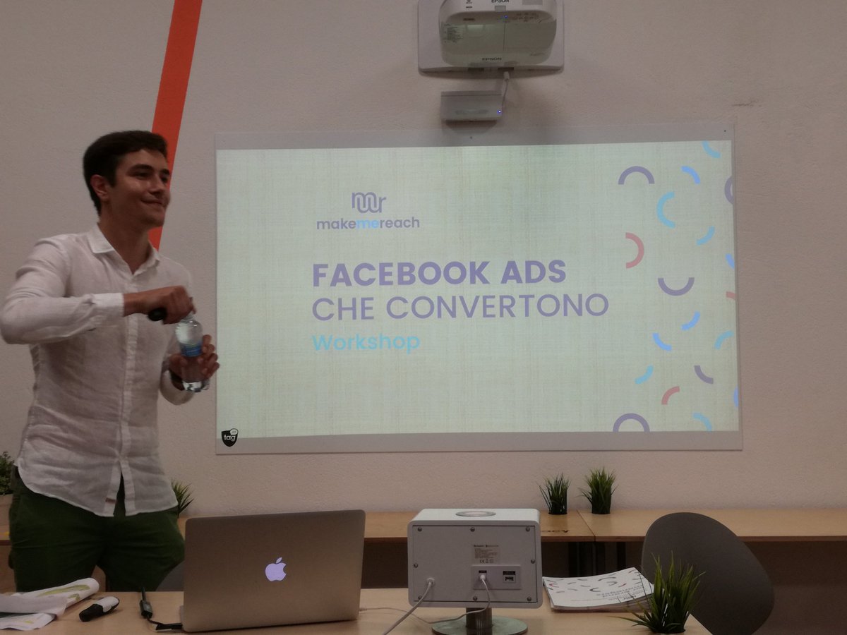 WavemakerITA's tweet photo. #FacebookAds come strumento concreto per la comunicazione online delle aziende. Tra poco con #NicolòBrentan di #MakeMeReach alla #SMWMilan https://t.co/xSjKiwN1Ag