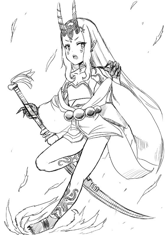 茨木ちゃん落書き～! 