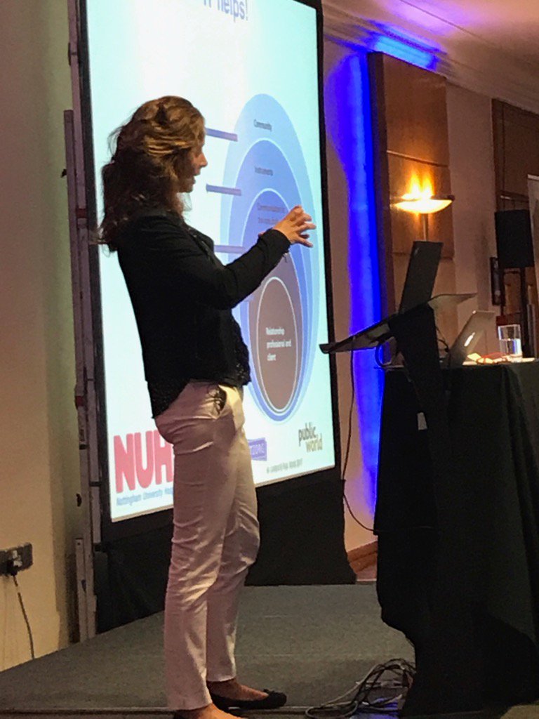 <a href="/madelon_tilburg/">Madelon van Tilburg</a> presents <a href="/buurtzorg/">Buurtzorg</a> to 200 very attentive nurses and AHPs in Nottingham #EEE17 today.