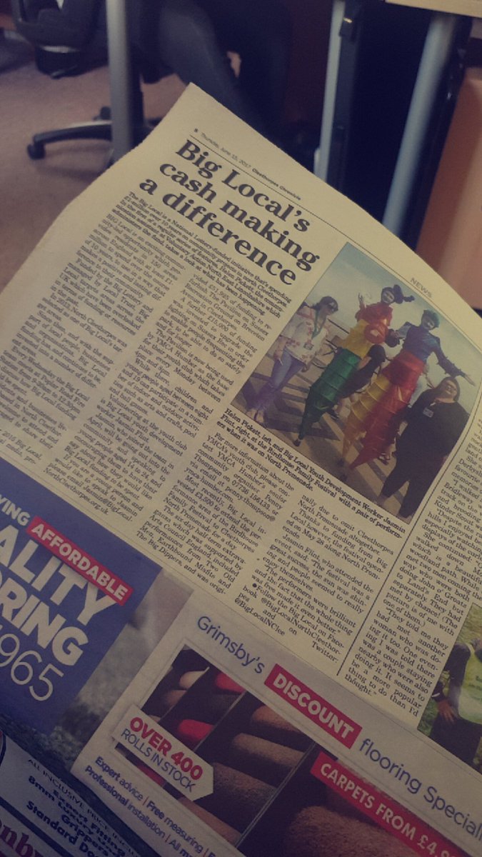 See todays edition of @cleechron .. take a look at some of the positive things <a href="/BigLocalNClee/">Big Local North Clee</a> have been involve with!