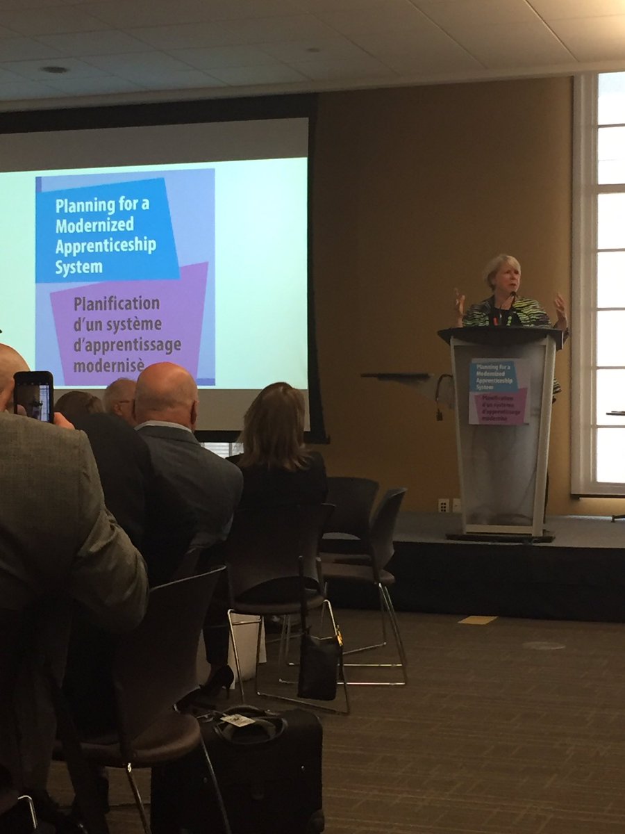 ptbochamber's tweet photo. In Toronto talking about modernizing apprenticeship framework #strengtheningbusiness. Hearing from Minister #DebMatthews Diverse room of ppl https://t.co/EL8GuuGGU9