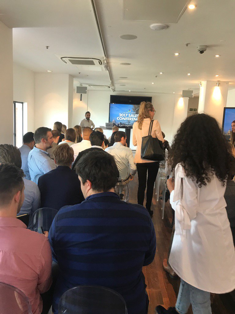 MikeJones196's tweet photo. Sales conference at @OXO_Tower today @JamesWParsons1 opens the batting https://t.co/ZY268lJFwC