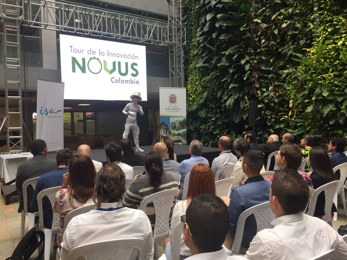 MedellinUNAL's tweet photo. La creatividad, innovación y el talento d la comunidad académica d la #UNMedellín aporta soluciones a cuatro necesidades d Isa en #TourNovus https://t.co/D92qqWA1Gi