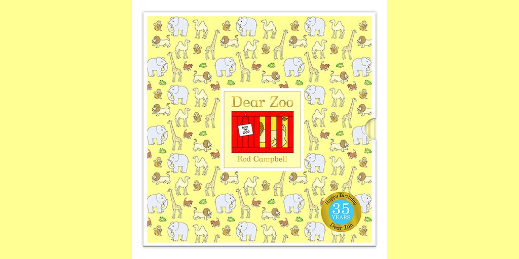 #DearZoo is an absolute classic, so we're chuffed to be giving away 35th anniversary goodies (no pets included): booktrust.org.uk/books/children…