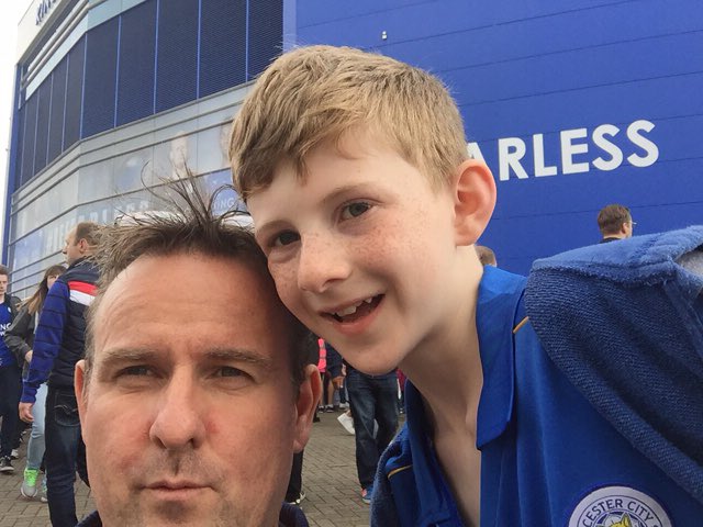 HelenGoldwyn's tweet photo. With #LCFCDad https://t.co/DEVq4rgGHJ