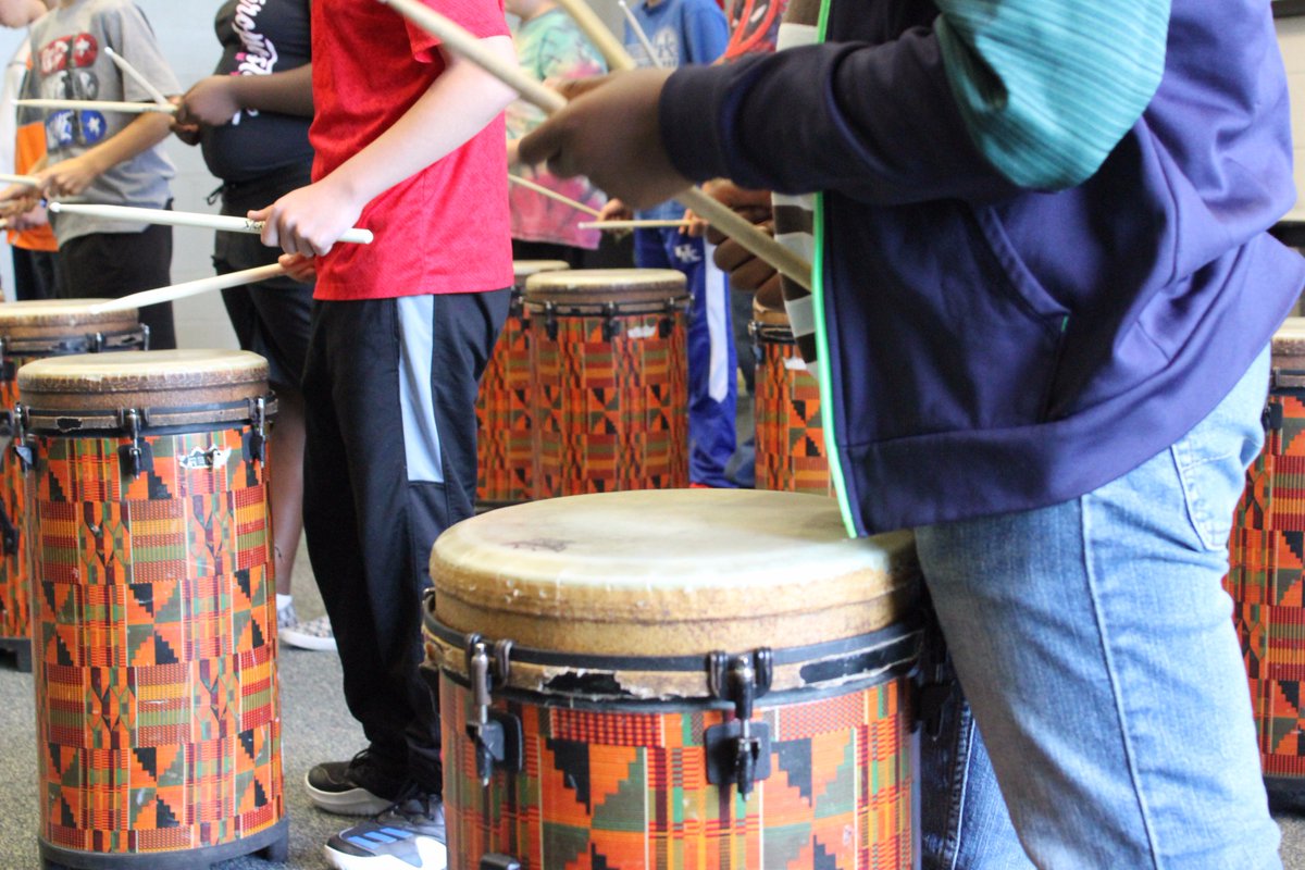 They learned to just feel the beat, instead of trying to memorize, and to "stay in their lane."