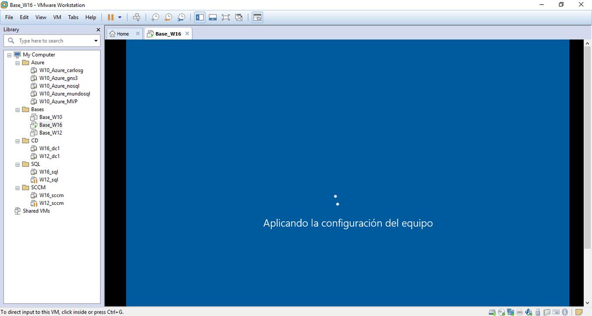 _Juankar_'s tweet image. Preparando el entorno de #sccm con #WindowsSever 2016