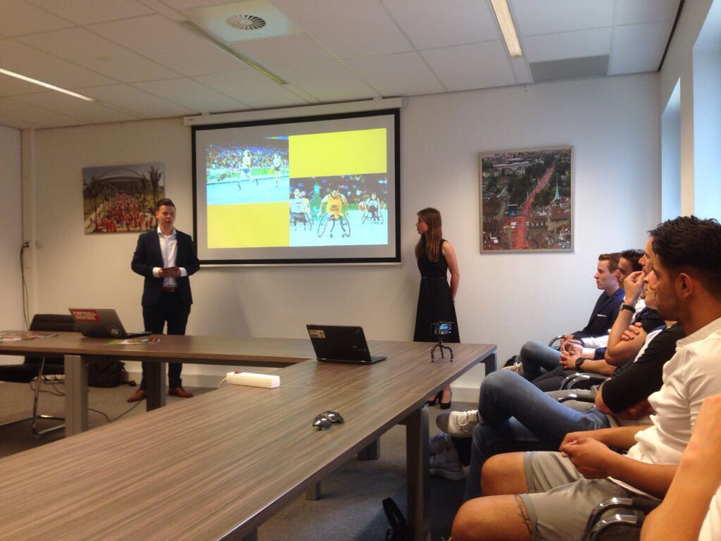 renefoolen's tweet image. Vandaag presenteren studenten @SPECO Sportcommunicatie jaar 1 hun crossmediaplan voor Passend Voetbal @KNVB #praktijkcases