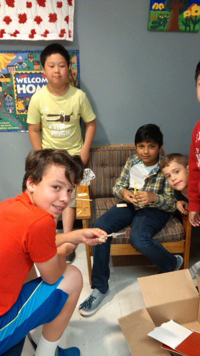 Learning Buddies working together to build an arcade. Thanks Caine's Arcade for the inspiration @TDSB