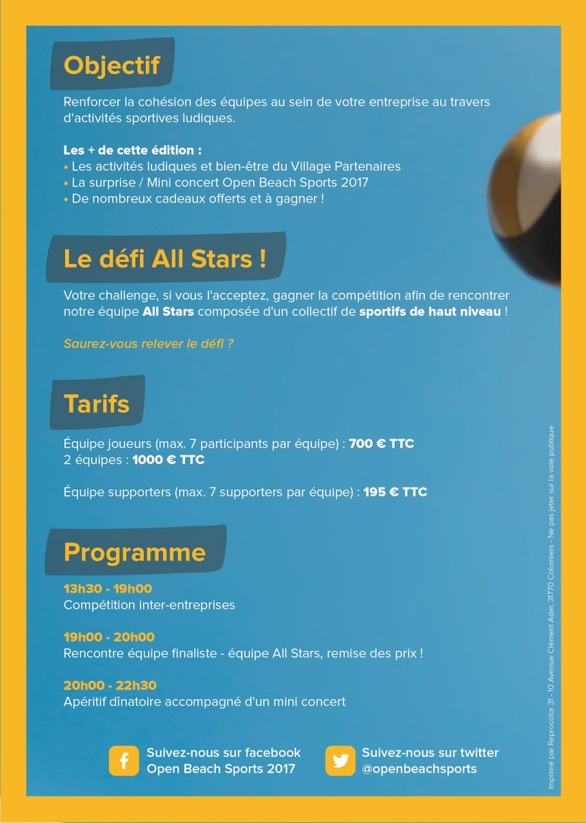 Heureux de vous annoncer que le village Partenaires est au complet ! Les activités ludiques et bien être seront bien représentées en 2017 !