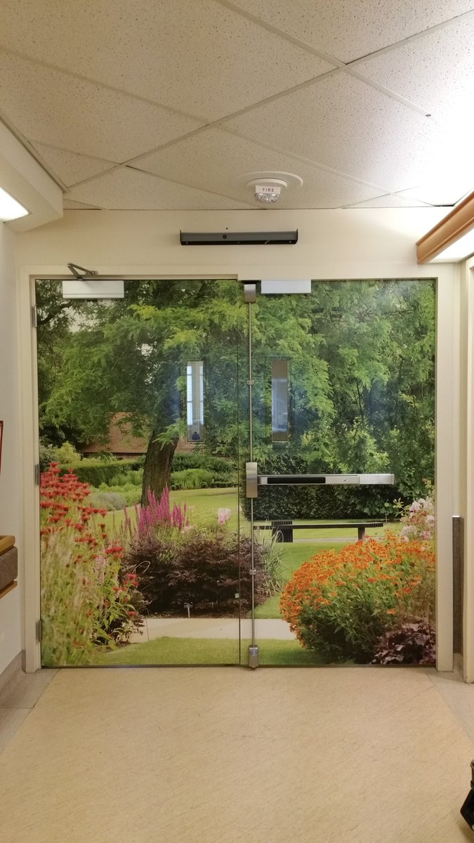 signaramaEDM's tweet image. #DoorGraphics for Glenrose Rehabilitation Hospital. Installed by PRO★WRAP. Let us brighten up your space! #ThrowbackThursday #FeatureFriday