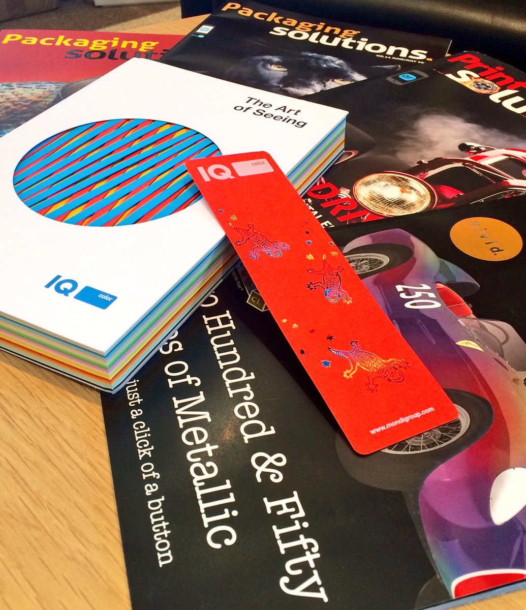 EarthIslandUK's tweet photo. The beautiful & colourful #TheArtofSeeing from #IQcolor @mondi_uk @mondi_group arrived on the Island today. #Paper #AJourneythoughColour https://t.co/oDHjzKl380