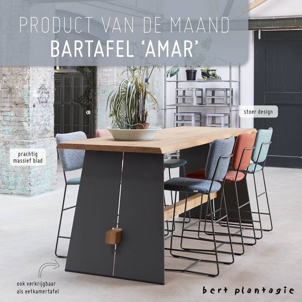 Product van de maand: #bartafel Amar ow.ly/z4Uy30cCedQ  #bertplantagie #dutchdesign #amar #wooninspiratie