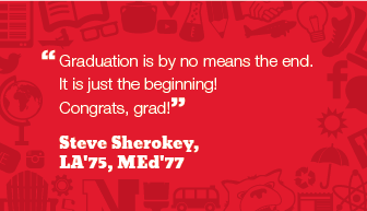 AlumniNU's tweet photo. Earlier this year, we asked #Northeastern alumni to give advice to #NU2017. Here’s what Steve Sherokey had to say. #NUWordsofWisdom https://t.co/fyPDVJmrqO