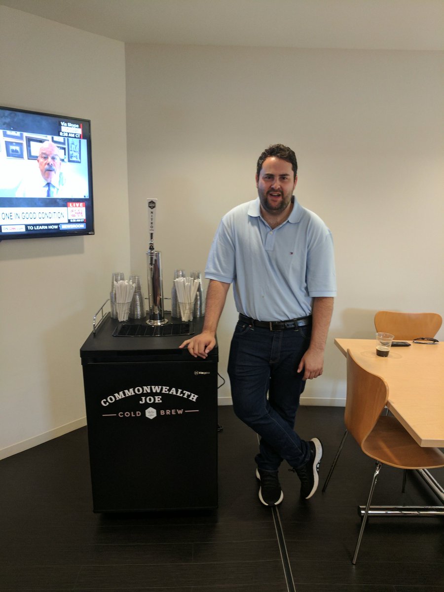 matthewahoover's tweet photo. My life is so much better at work now due to @CommonwealthJoe! SO.DELICIOUS. Thanks @Gallup https://t.co/ZDUOHB9ETg