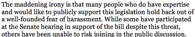 CPoTGDK's tweet photo. Concerned about Bill C-16 and free speech? Threats shut many trans people & allies out of the conversation #PassC16 https://t.co/VQemRyOjli https://t.co/vqiduzVoo3
