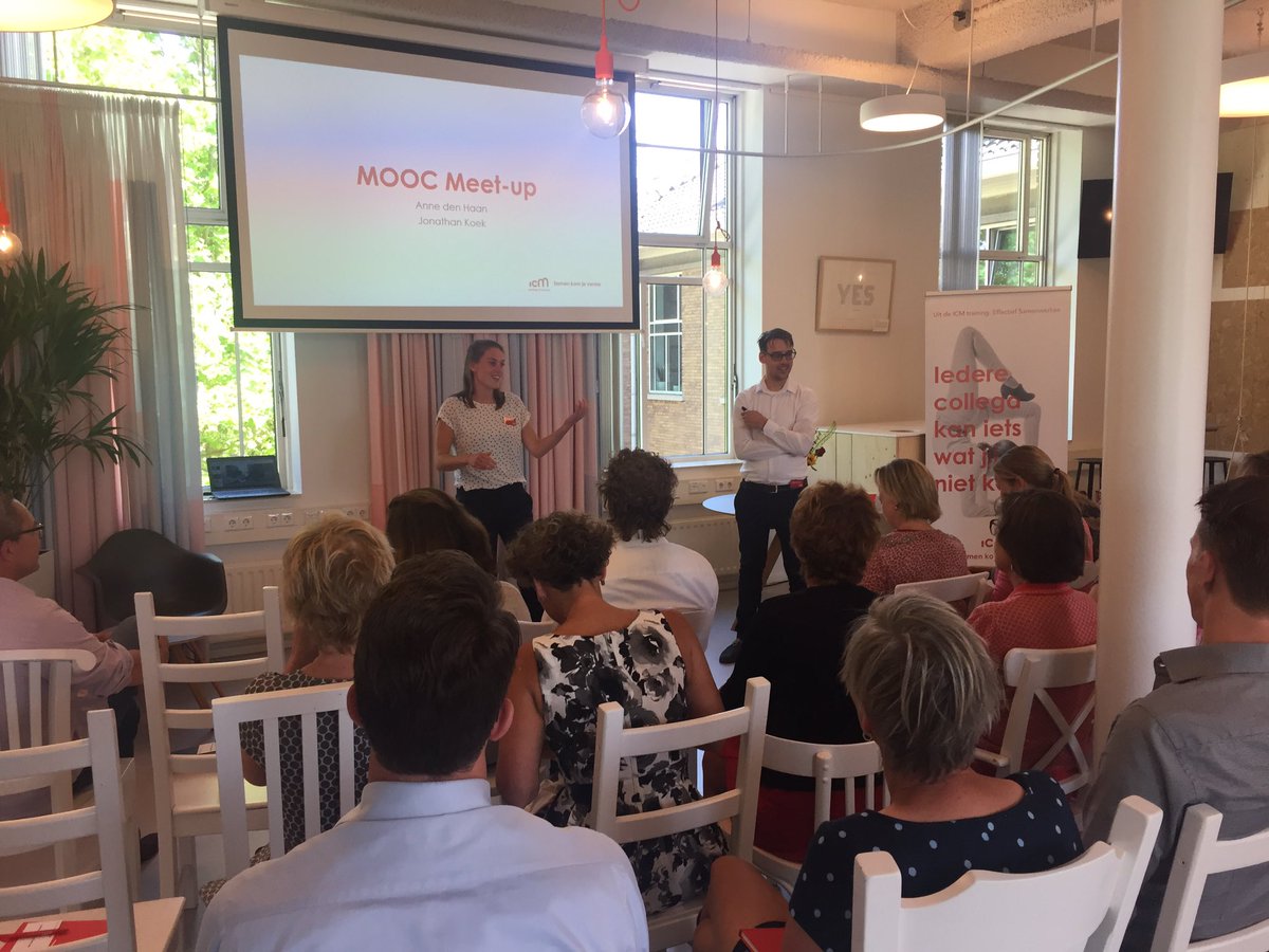 Van online naar offline: de #MOOCICM meet-up is goed begonnen!!