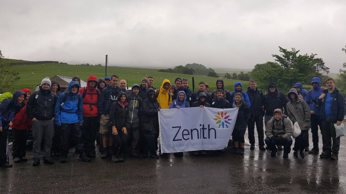 ZenithVehicles's tweet photo. #StrengthInNumbers at the (very wet) Yorkshire #3Peaks last w/end! 60 of us raised over £4,000 for @TheStrokeAssoc, @CLIC_Sargent and @DSWT https://t.co/FTIyLpL7dg