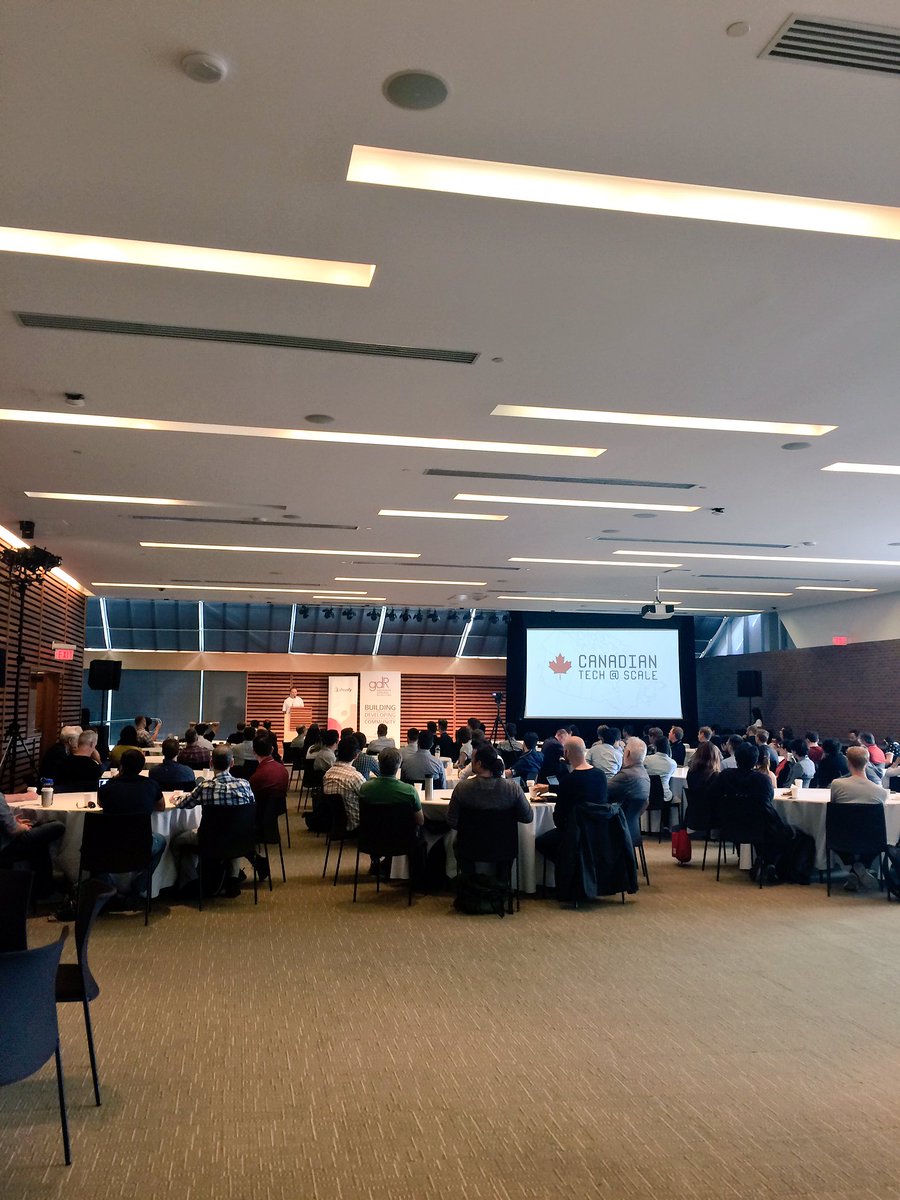 annasmatta's tweet photo. The technical who's who of Canadian tech in 1 room, no event like this in Canada! #CDNTechAtScale #CdnTech https://t.co/2YxqikYYCT