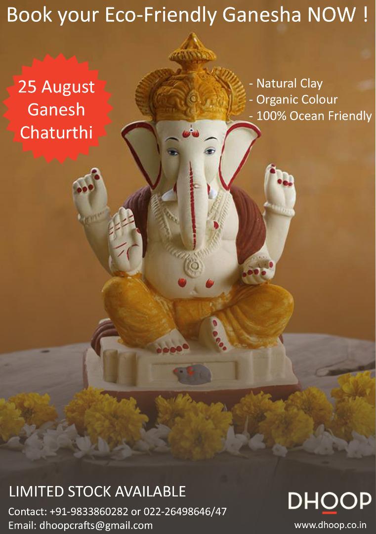 mazherr's tweet photo. Dear Mumbai who will care for Ganpati during the festival
Do look for 100% OCEAN friendly Idols like the ones at @dhoopcrafts Bandra
PLS RT https://t.co/Z711Euwqc0