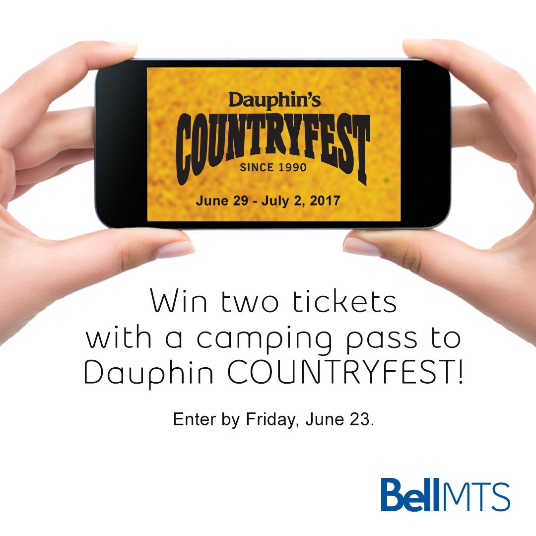 Bell_MTS's tweet photo. Win two passes to @Country_Fest 2017 and a camping pass! 👢Tag who you would take &amp; RT + Follow to enter. https://t.co/8hK5xBcqng https://t.co/dLzFLhht62