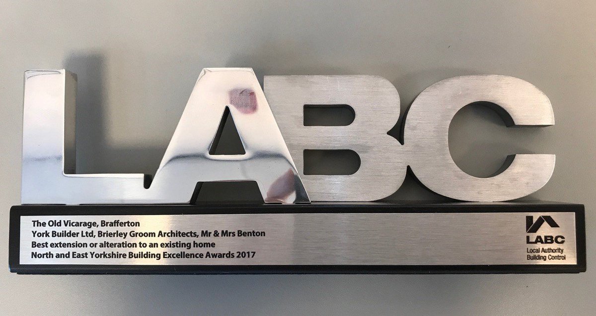 We attended the LABC building excellence awards 2017 last night at the Principal Hotel York. Here are the results!!