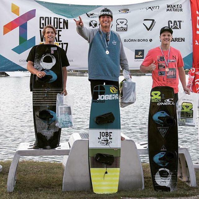 Our Sam de Haan wins the first Golden Wake Tour in Hungary!