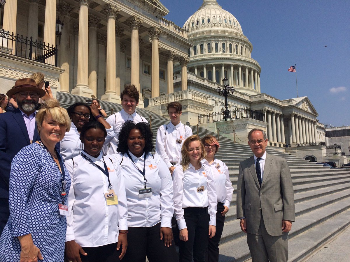 CUkatiew's tweet photo. Students had a busy @CloseUp_DC Capitol Hill Day. Thanks to all the members &amp; staffers for meeting with our students https://t.co/eZ1ZPcyzgk