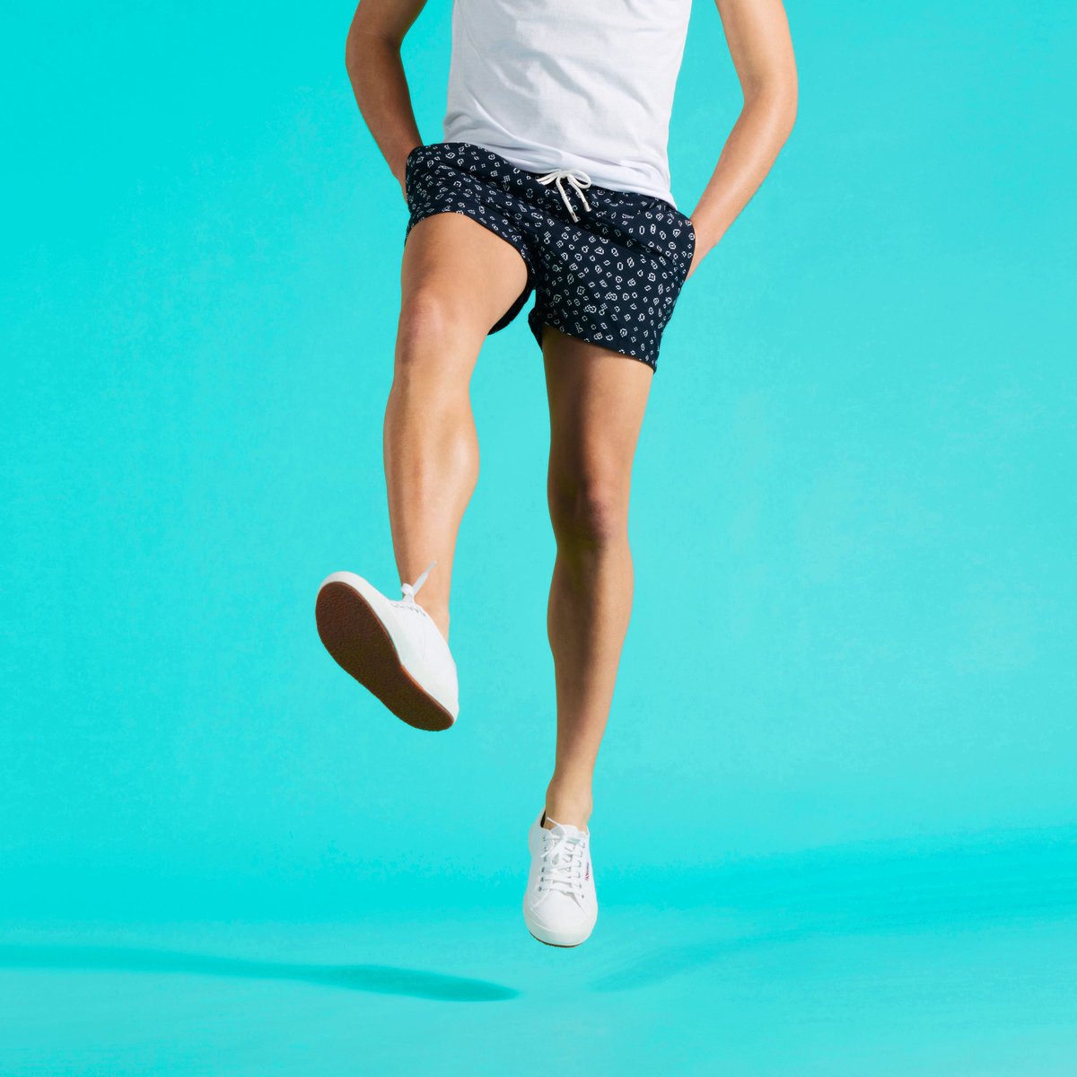 No bad days — #Pixels #black #swimshort. Available at SUNNOBYBENECAPE.COM #summer