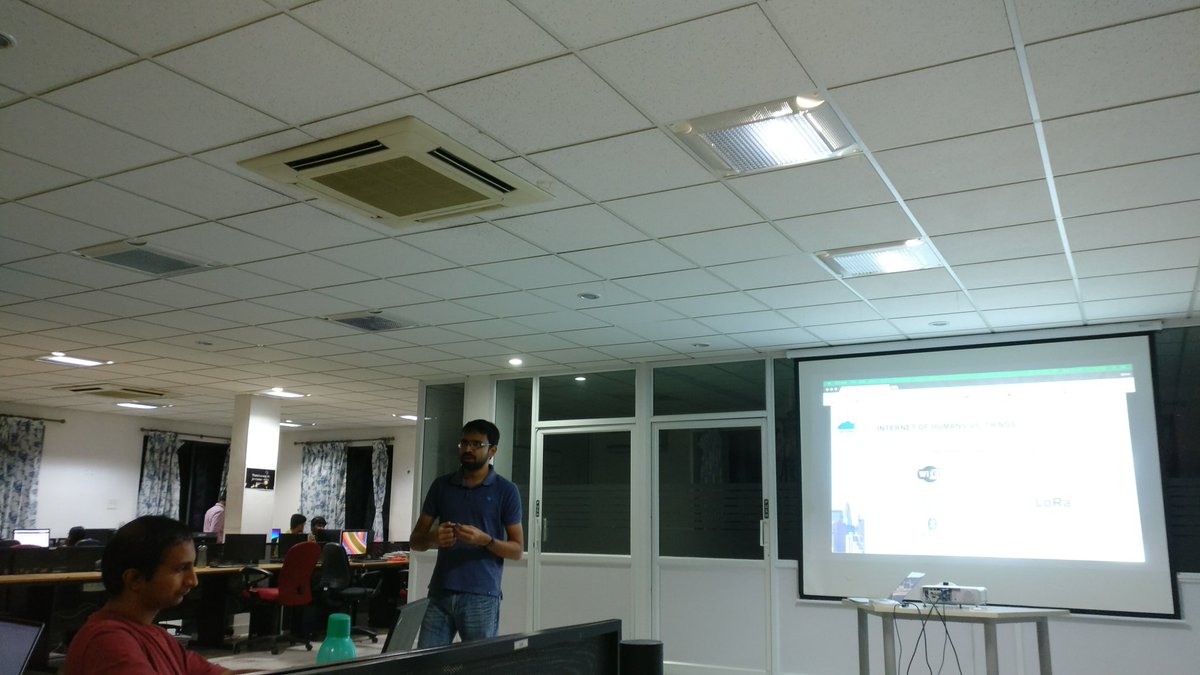 Excited to be part of the launch of the 1st official <a href="/thethingsntwrk/">The Things Network</a> community in #india at #Geeknight #Coimbatore  <a href="/thoughtworks/">Thoughtworks</a> <a href="/selvakn/">Selvakumar</a>