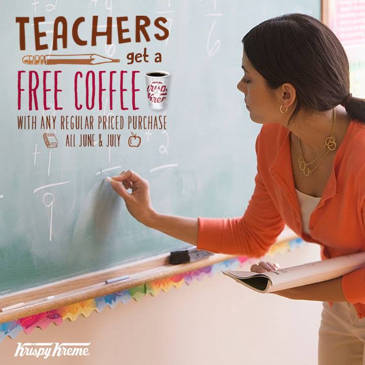 OK_PSRC's tweet photo. Krispy Kreme Doughnuts knows educators love their coffee! #EdFreebies #EdDeals #oklaed https://t.co/8QoHiTaFMI