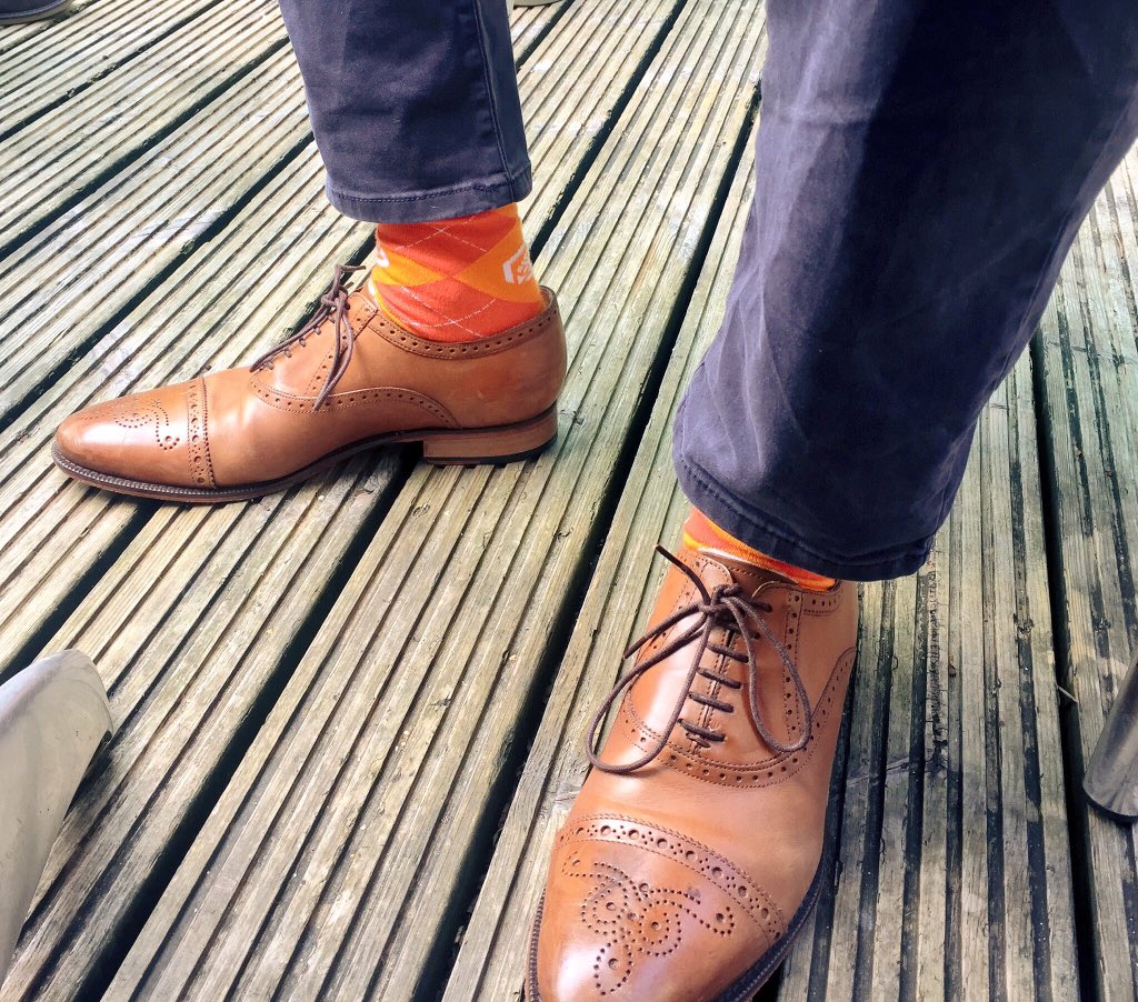 SamHats's tweet photo. Powerful shoe game Jack, way to represent 🔥🎉 #RocketConf17 https://t.co/Z4qhnkcc8s