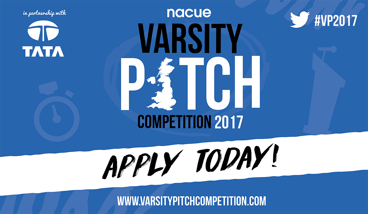 NACUE's tweet photo. Enter the @NACUE  #VP17 to win £10,000 + the national title. Open to UK Students + Grads https://t.co/Z3ZptPEGOv https://t.co/bWXVl5XM3W