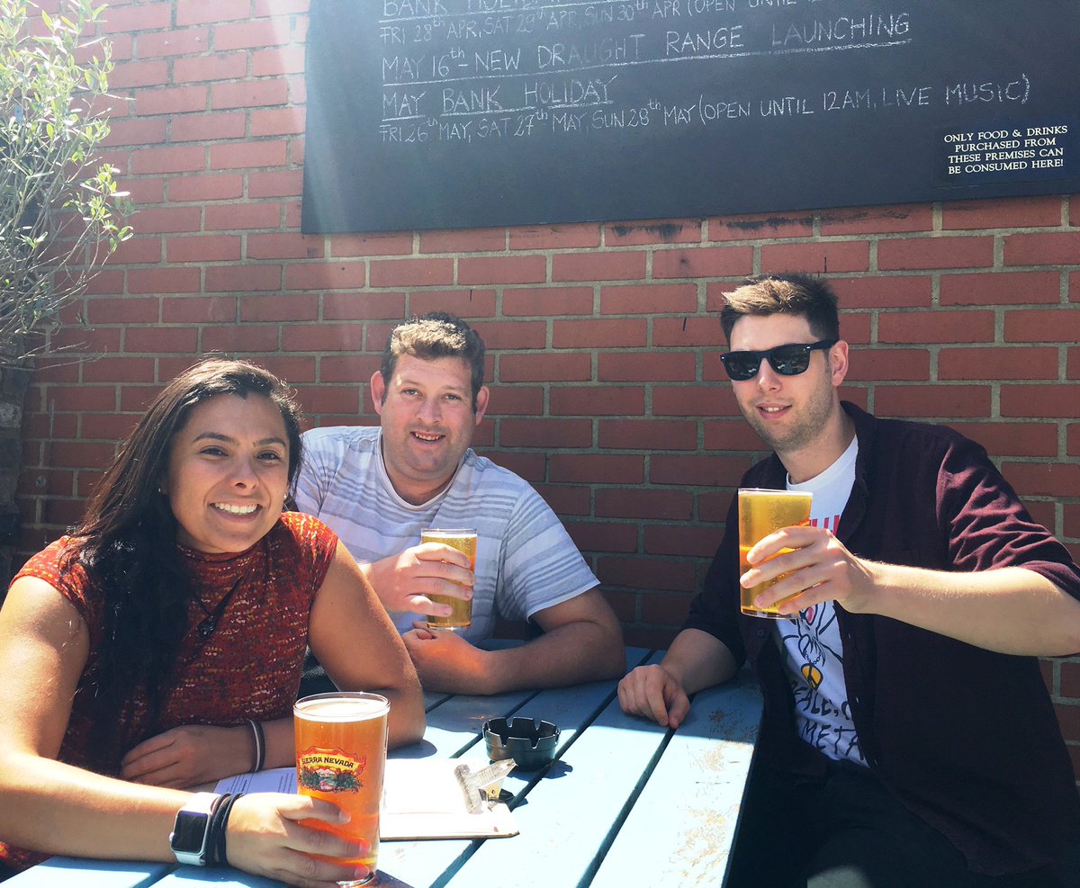 UKHospKate's tweet photo. Get yourself down to a pub, bar, restaurant, nightclub, make the most of the weather and support Beer Day Britain. #Cheerstobeer https://t.co/lRgj2sPgpC