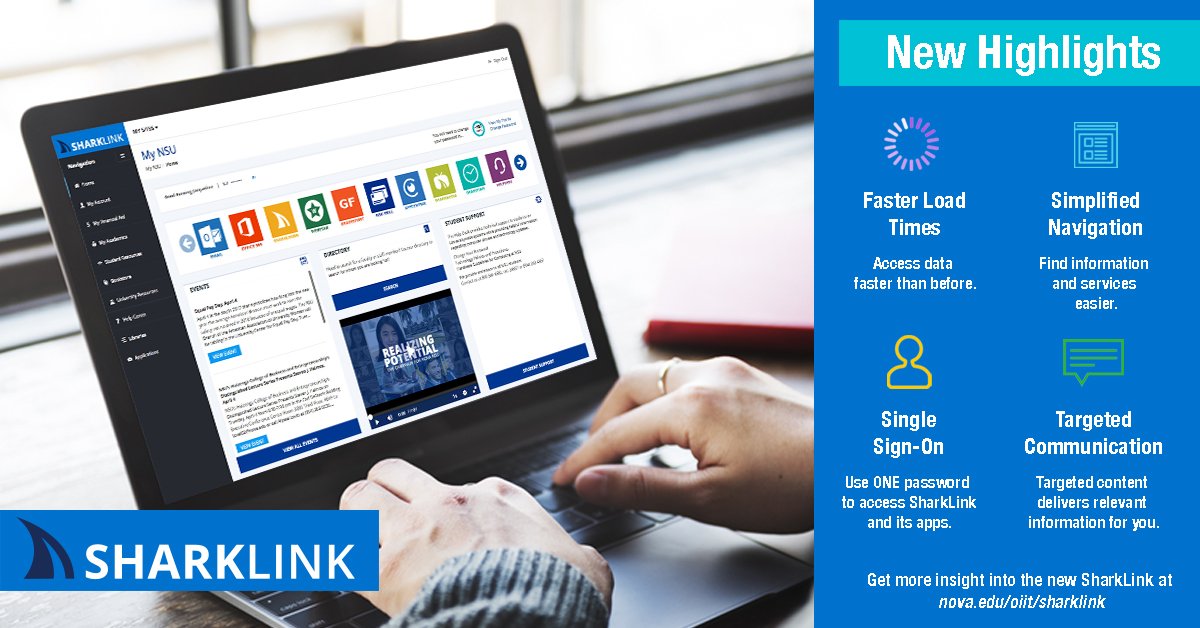 We're updating #SharkLink!  Check out the new design, faster loading time, and easier navigation in July!