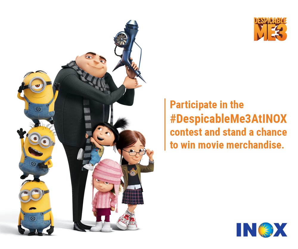 INOXMovies's tweet photo. Too cute to handle! 😍

Participate in the #DespicableMe3AtINOX contest to win movie merchandise. Stay tuned.
#DespicableMe3 #contest https://t.co/YgVDtyjl7m
