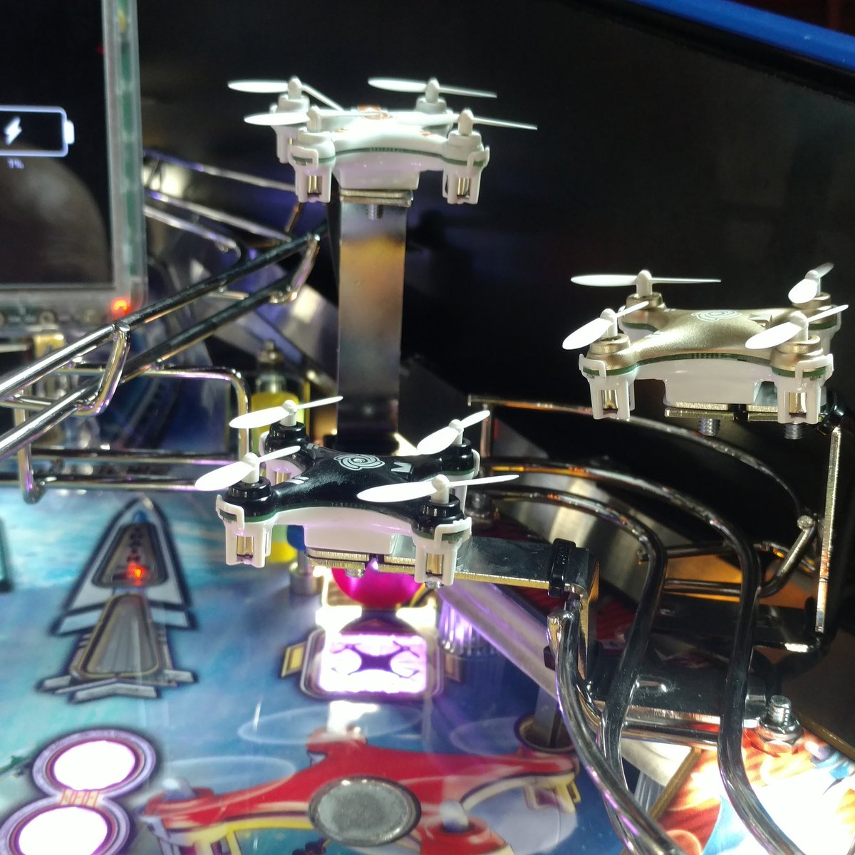 BrooklynPinball's tweet image. Breaking news: 
Pinball drones invade NYC ! @PioneersBarNYC @JJPinball @DialedInPinball @pinballmapcom @PinballNYC #Pinball